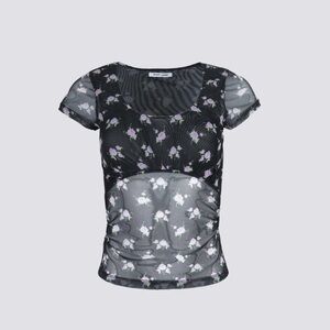 Sandy Liang Kiwi Top in Floral
